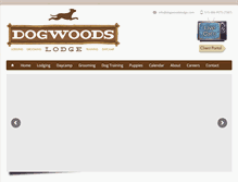 Tablet Screenshot of dogwoodslodge.com